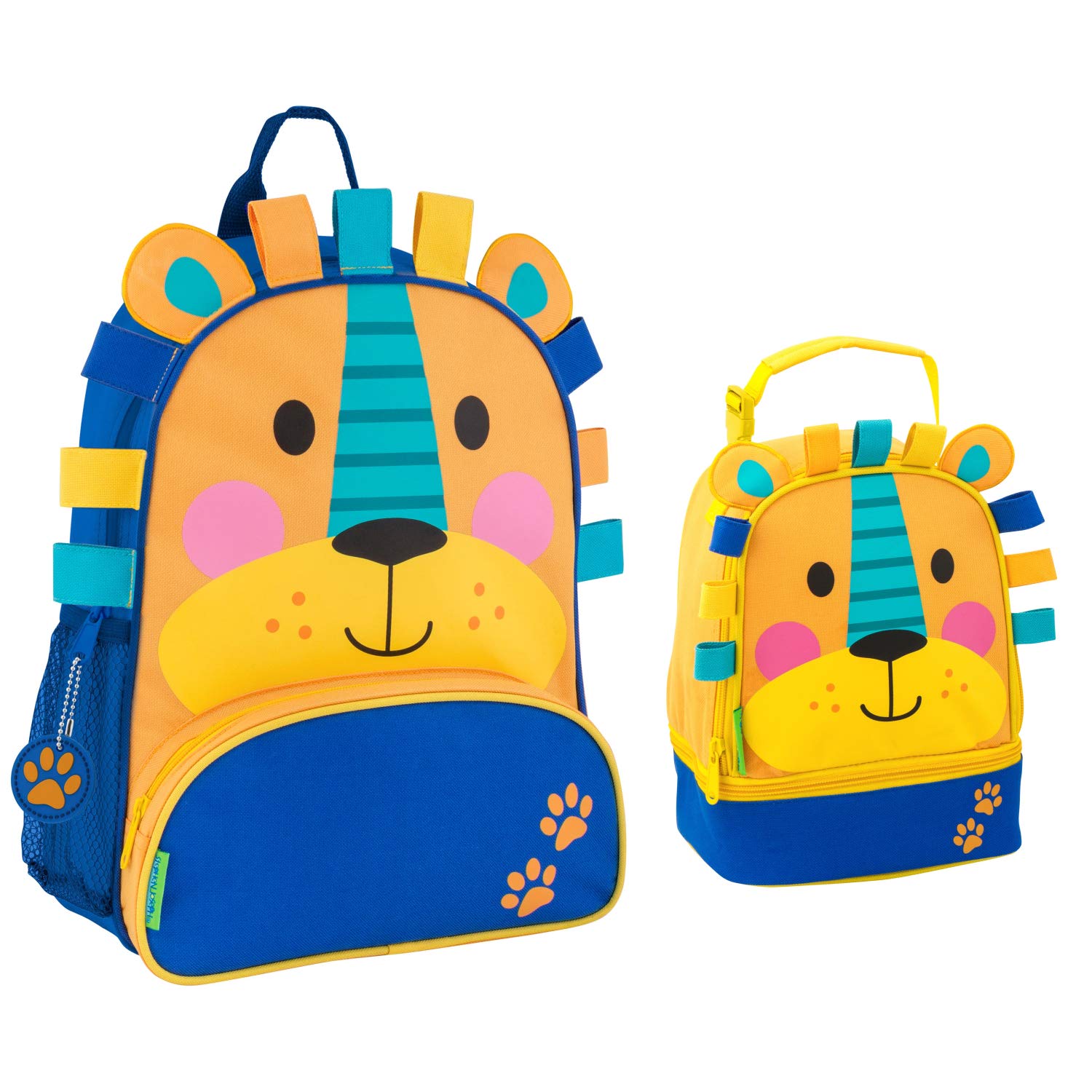 Stephen Joseph Sidekick Lion Backpack and Lunch Box
