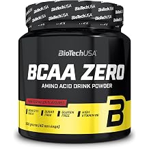 BioTechUSA BCAA Zero | Essential Amino Acid Powder | 6g BCAA with Instant L-Leucine | Vegan | Sugar-Free, Lactose-Free, Gluten-Free, 360 g, Watermelon