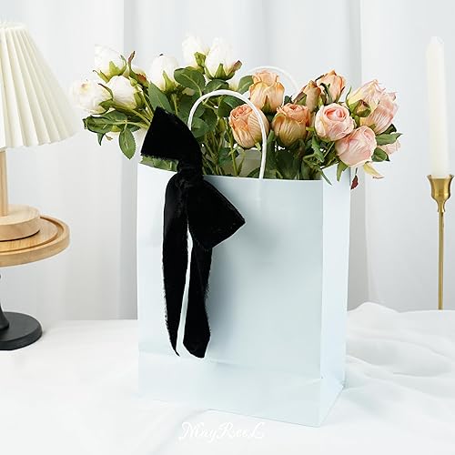 Miniatura 3 de MAYREEL Cinta de terciopelo negro de 2 pulgadas, cinta desgarrada a mano, borde deshilachado de seda para ramos de novia, invitaciones, libros