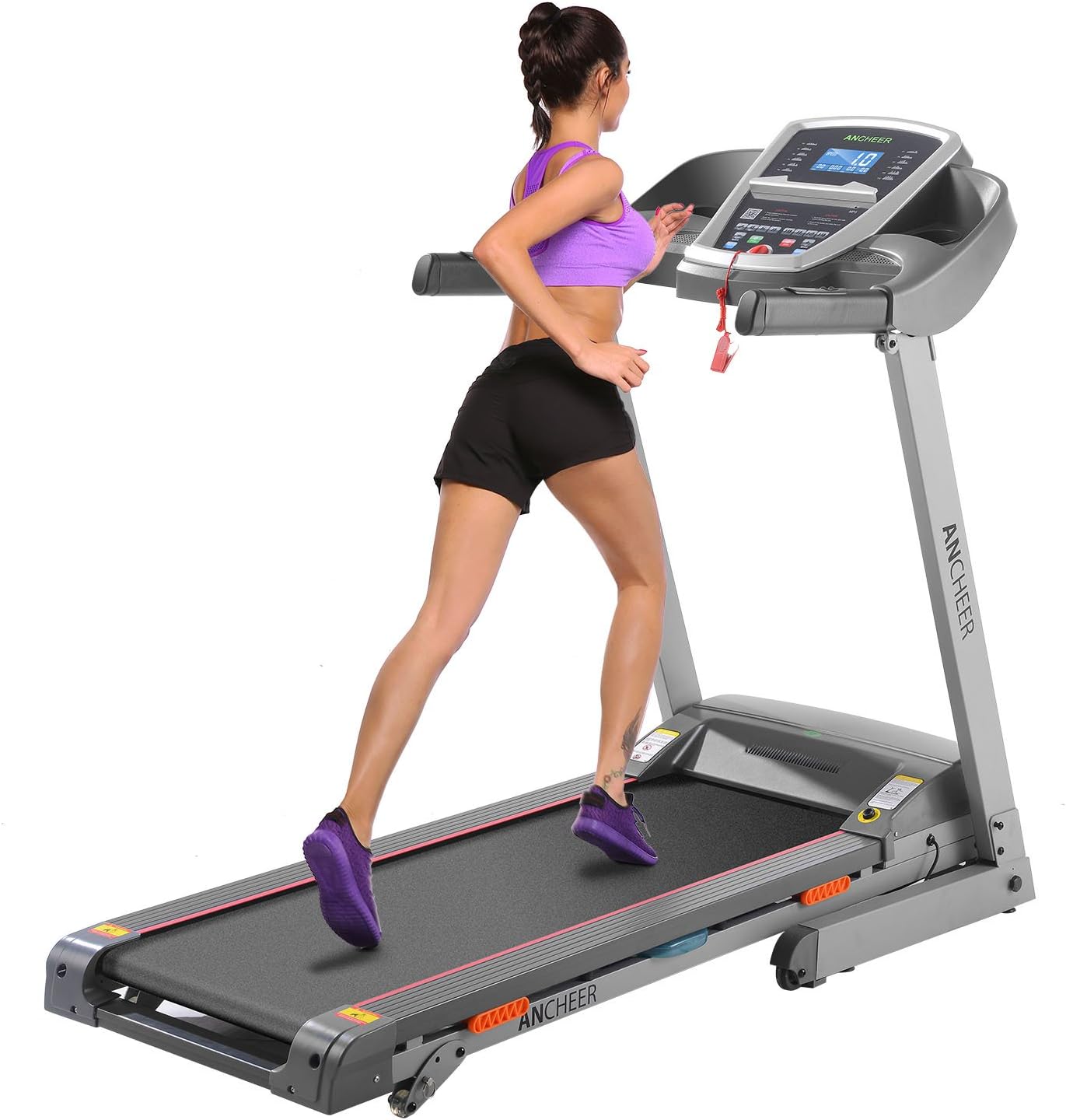 AMDirect Treadmill F18 Motorised Folding Running Machine,3.0HP Motor