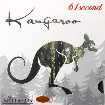 Kangaroo Pips-in Table Tennis Rubber with White Sponge