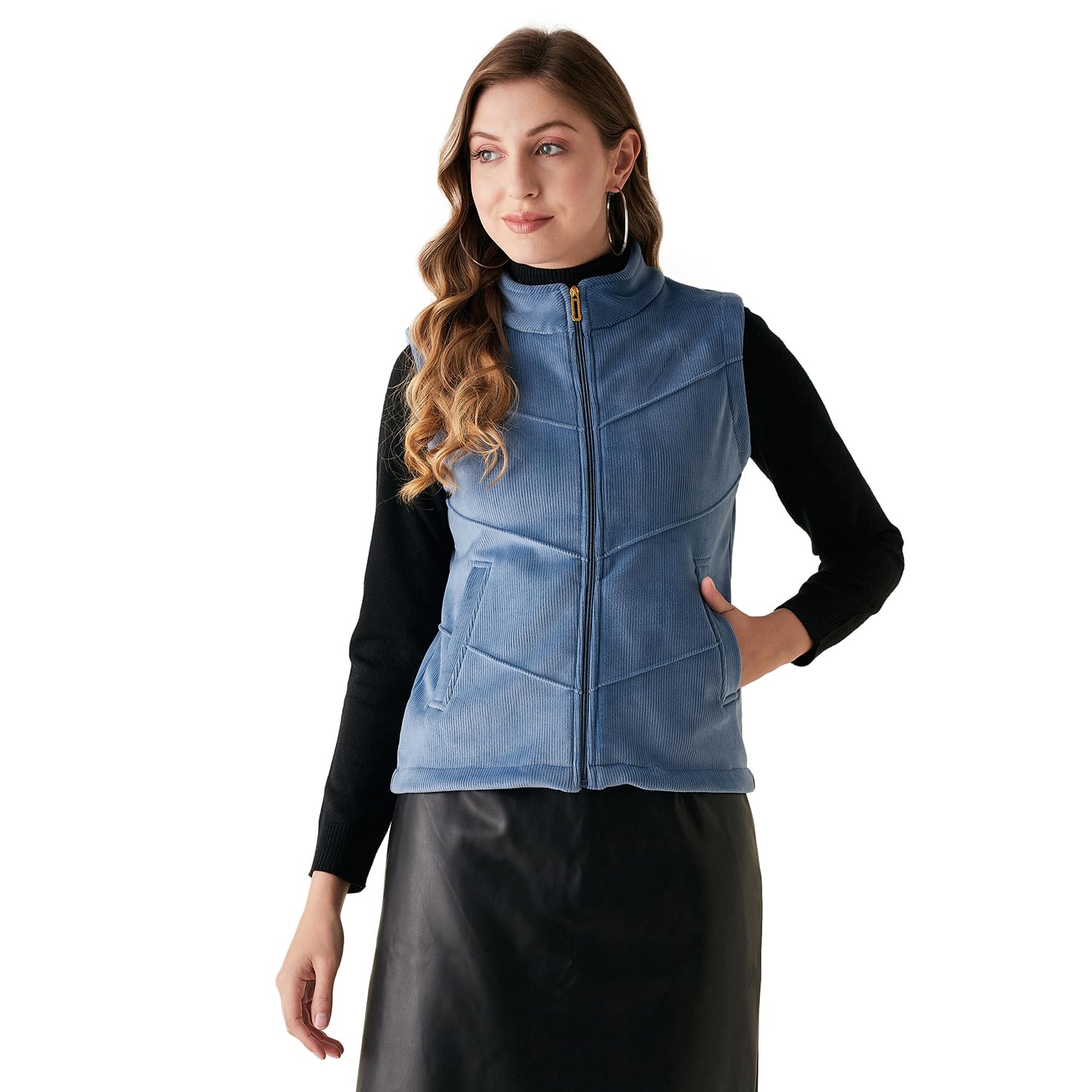 modeve Women Sleeveless Jacket for Winter||Winterwear||-picture-45