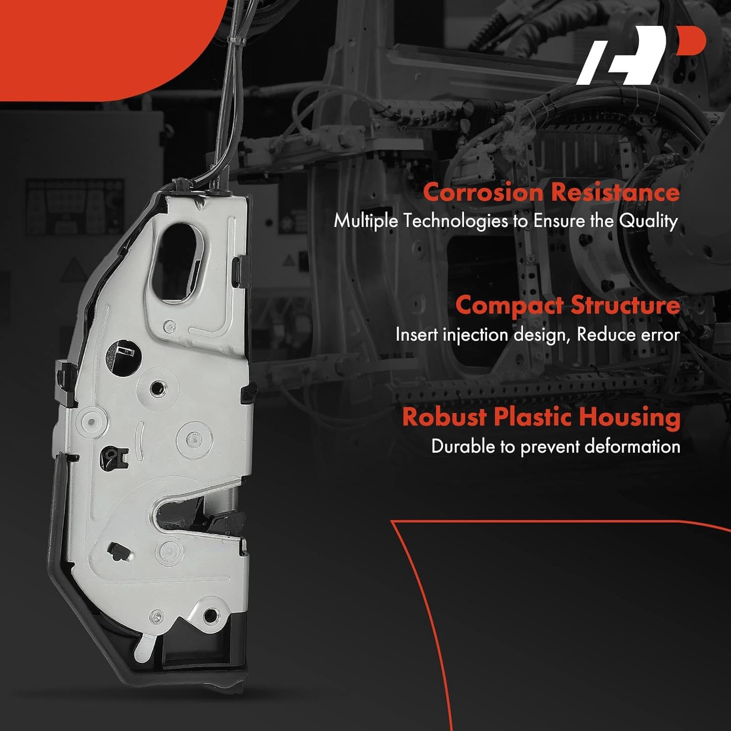 A-Premium Rear Right Passenger Door Lock Actuator Compatible with BMW 528i 535d 535i 550i 740i 740Ld xDrive 740Li xDrive 750i xDrive 750Li xDrive 760Li & More, for Model with Soft Close System