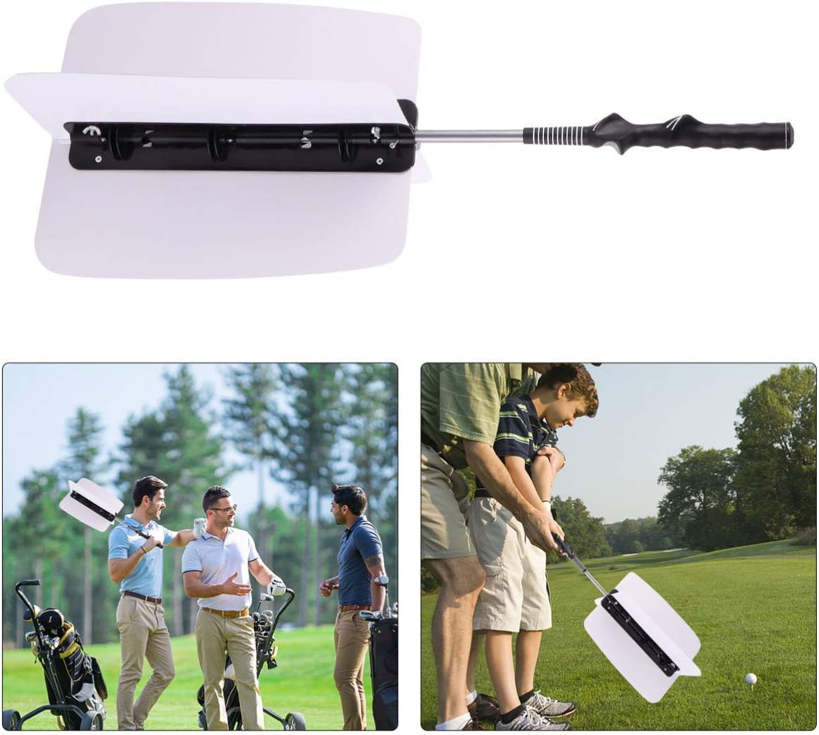 Golf Swing Trainer Golf Training Device v Font Design Enhance Swing Practice Training Tool for Arms Wrist Waist