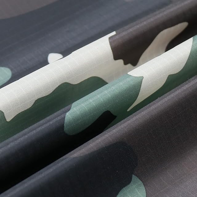 9KM DWLIFE 40D Ripstop Waterproof Camouflage Nylon Fabric (100cm x 150cm), PU Coating Tear Resistant for Outdoor Car Seat Cover,Sewing Material for Crafts (FB4026)