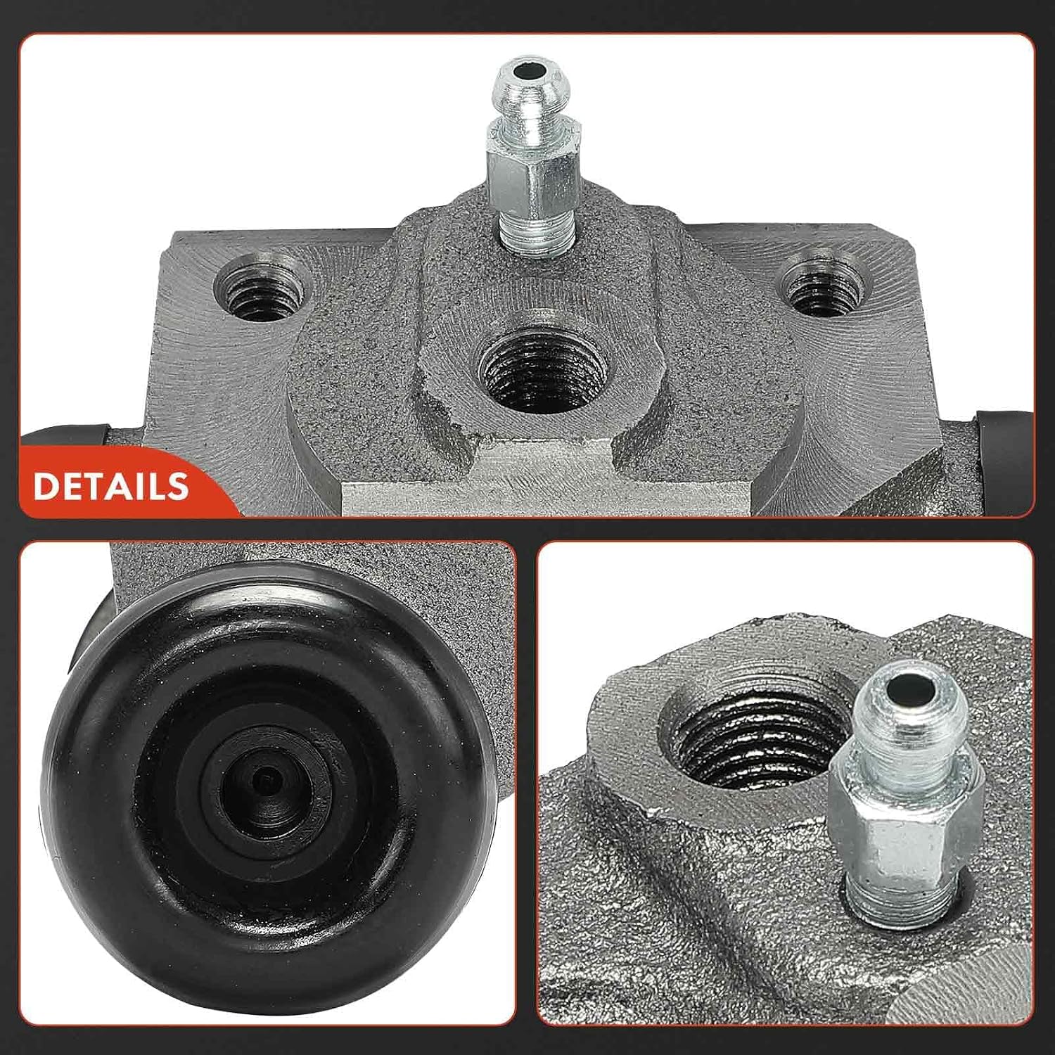 A-Premium Rear Drum Brake Wheel Cylinder Compatible with Dodge Models - Dakota 1987-1988 (Fits RWD & 10" Brakes, or 4WD), 1989-1999 Dakota(Fits 10" Brakes) - Bore: 13/16 Inch