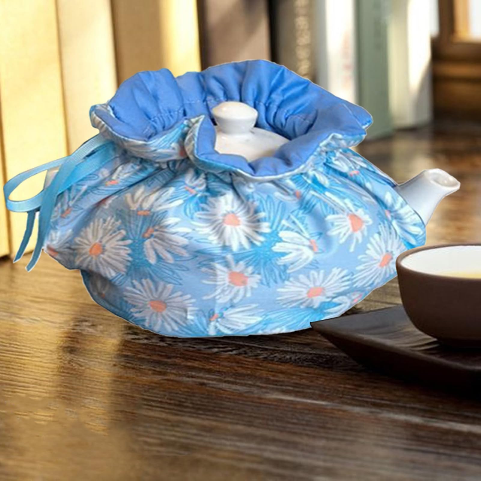 Amazon | リキシマウケ ティーポットカバー多目的実用的な花柄ティー