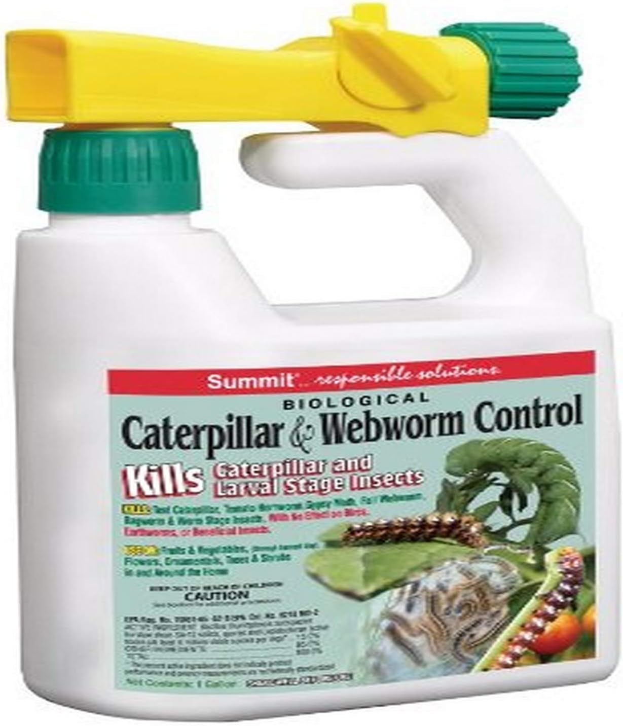 021-6 Caterpillar and Webworm Control-Hose End For Insects, 1-, Quart, White