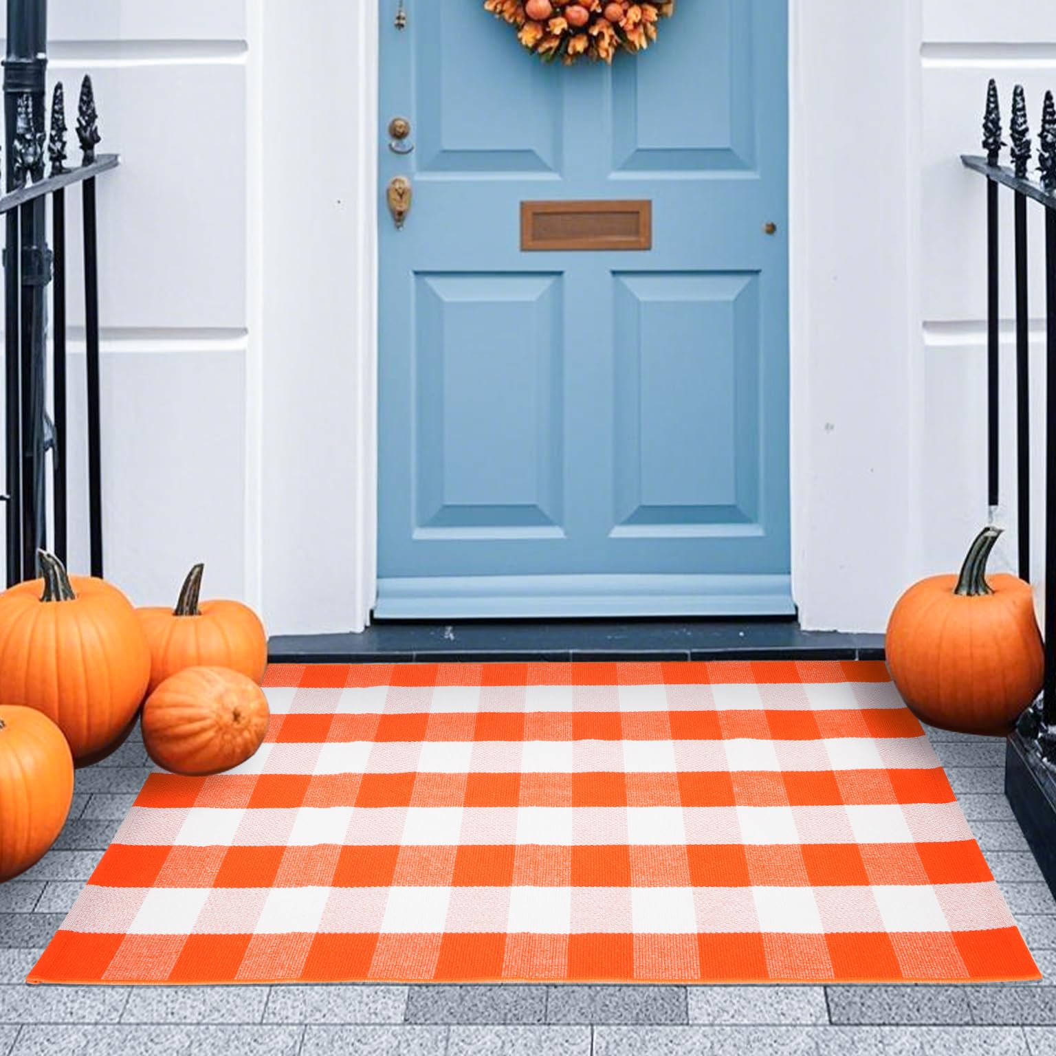 Christmas Plaid Rug - 27.5 x 43 Inches -23