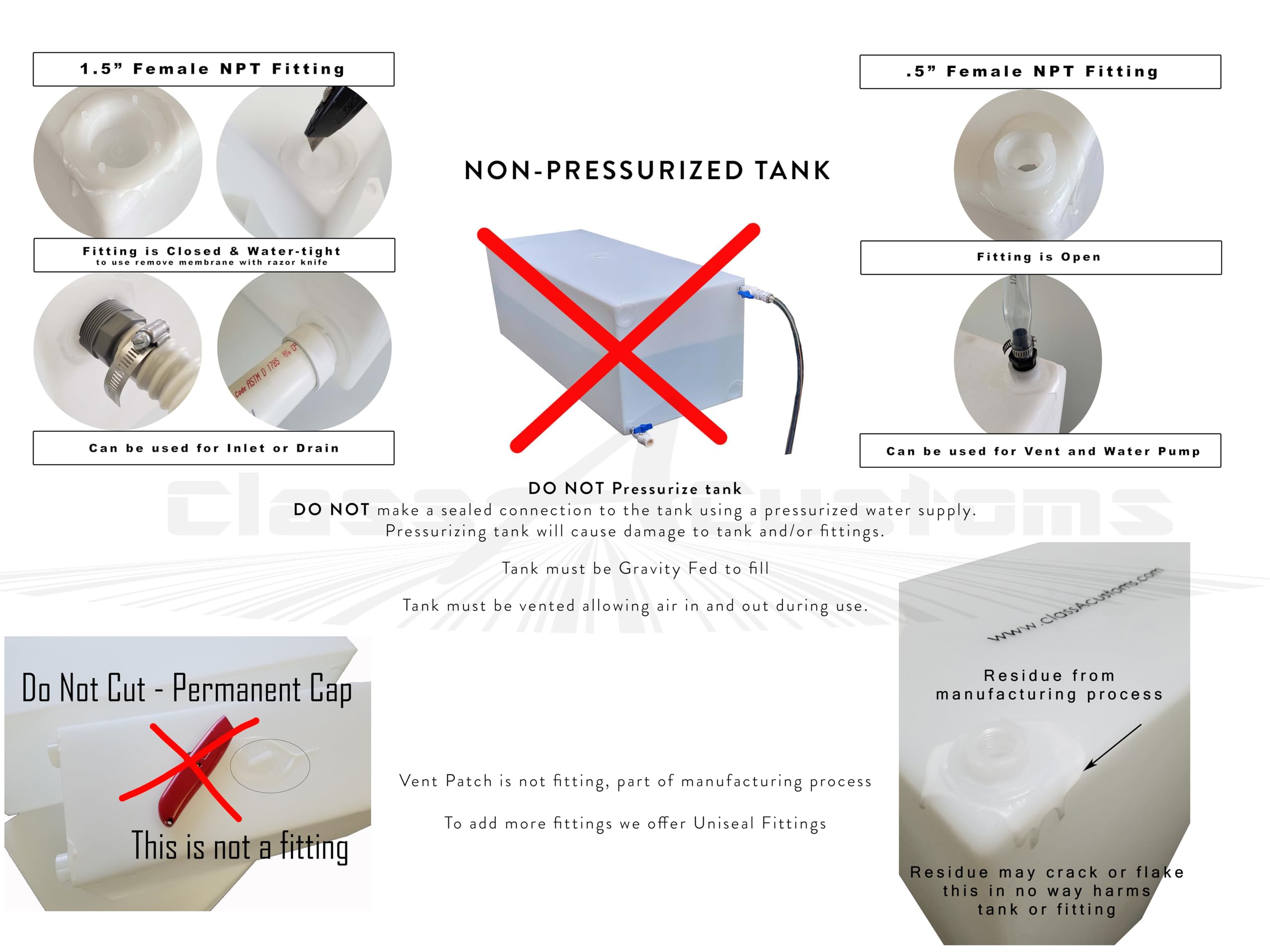 T3500BPK-P Tanque de agua dulce para RV, tanque de almacenamiento de agua potable para beber, cocinar, limpiar, ducharse, para campistas, remolques, autocaravanas, caravanas, concesión (tanque, bomba