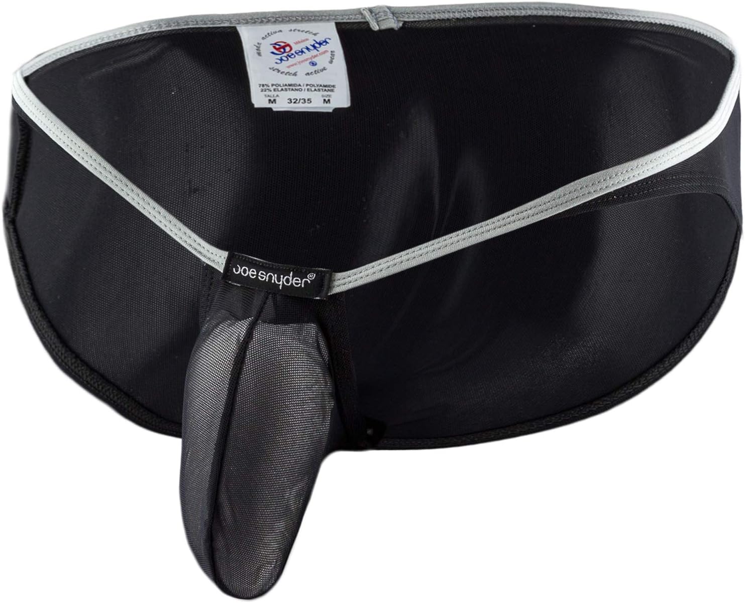 JOE SNYDER Bikini SK-01 (XLarge, (aq) Black MESH)