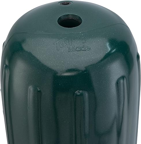 Vista 26 de Defensa para barco con diseño de vinilo inflable Taylor Made Products Big B con tubo para soga central Negro