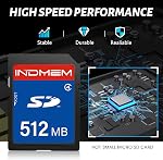 SD Card 512MB (3 Pack), Class 4 Flash Memory Cards MLC Stanard Secure Digital Cards