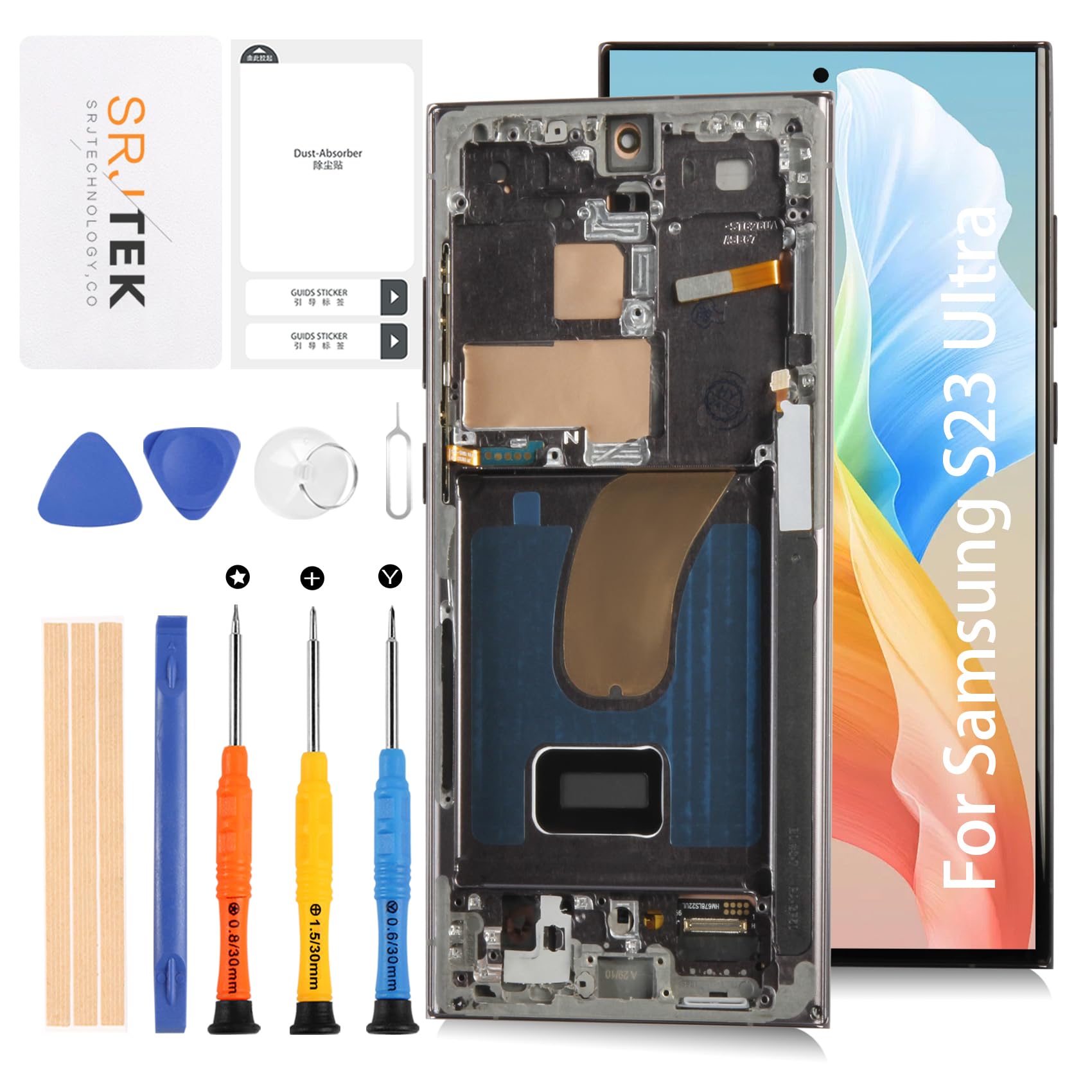 Amazon.co.jp: SRJTEK For Samsung Galaxy S23 Ultra 『OLED 6.78
