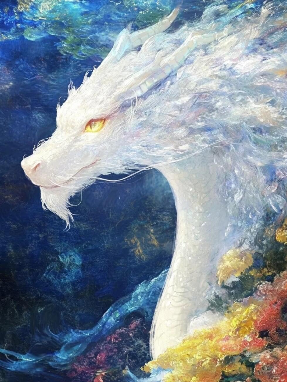 RKFLGEW Animal 14CT Cross Stitching Kit Anime Dragon Cross-Stitch Kits for Beginner Or Adults,DIY Easy Counted Needlework Embroidery Set Home Decoration 40x50cm