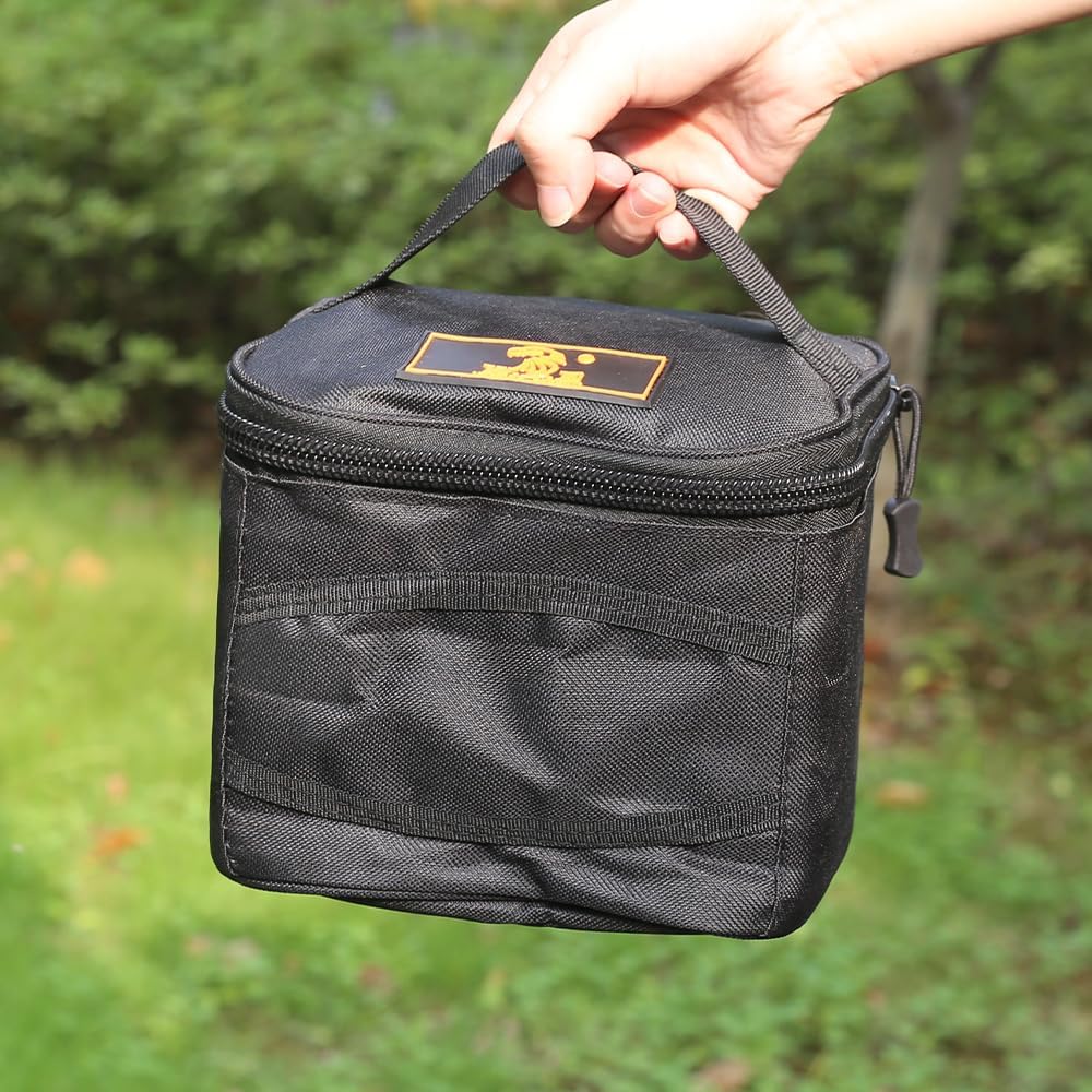 DONGKER Tactical Ammo Bag,Foldable Ammo Transportation Bag for 800 Rounds of 9mm Bullets Pistol Rifle Gun Fishing Rounds