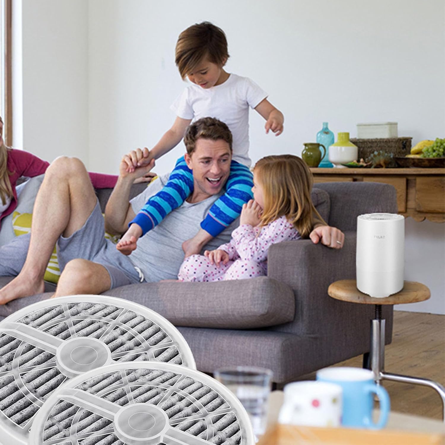 5 Pack HEPA Replacement Filters for Frida Baby Air Purifier 3 in 1, MELEDEN