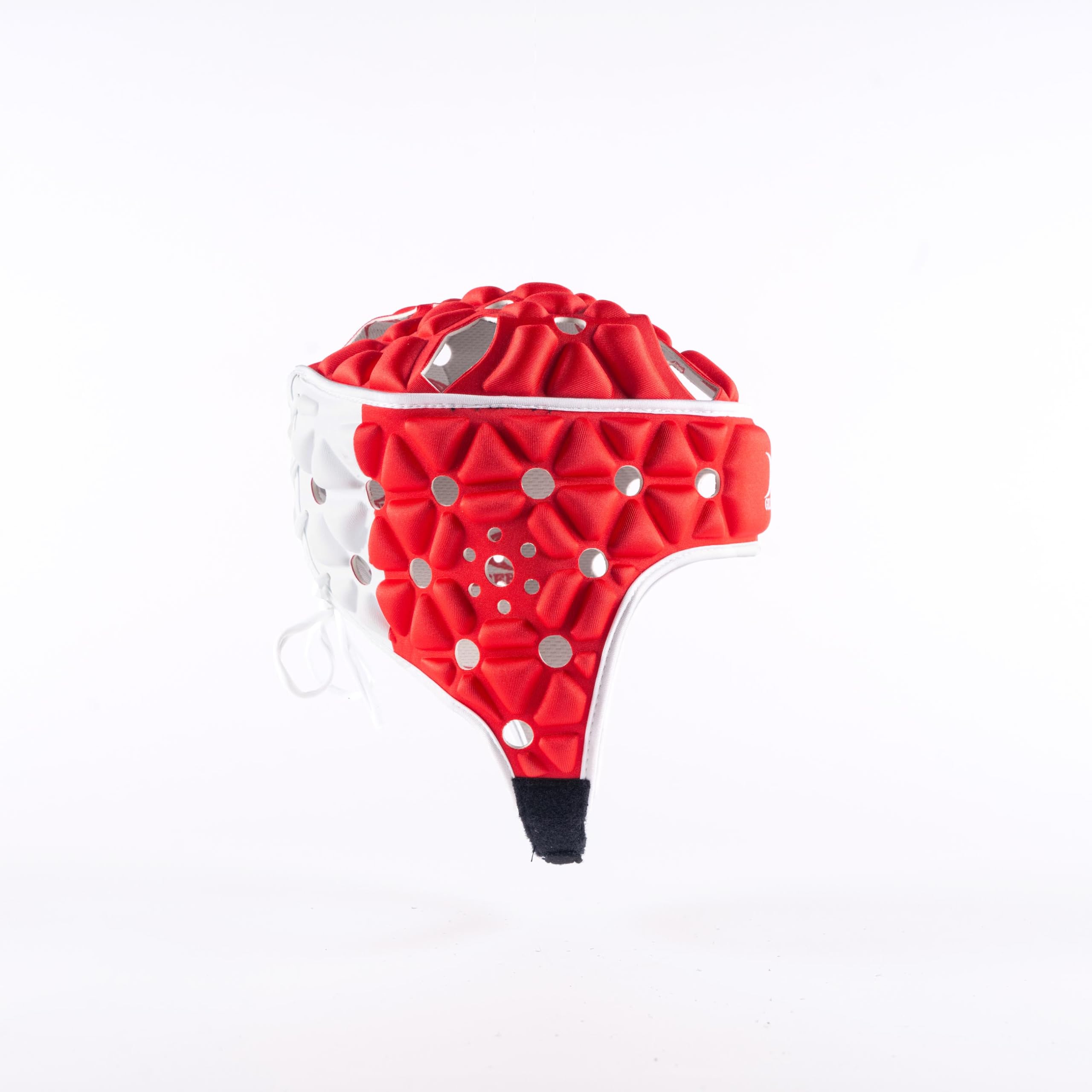 Gilbert- Air Casque de Rugby Mixte, Rouge, S