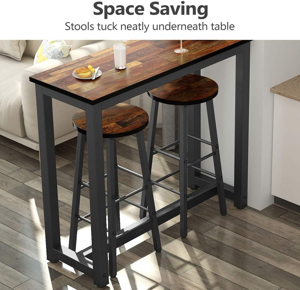 Buy Tribesigns 3 Piece Pub Table Set