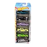 Fast & Furious Toy Cars, Set of 5 1:64 Scale Die-Cast Vehicles Inspired by & Seen in The Fast Movies