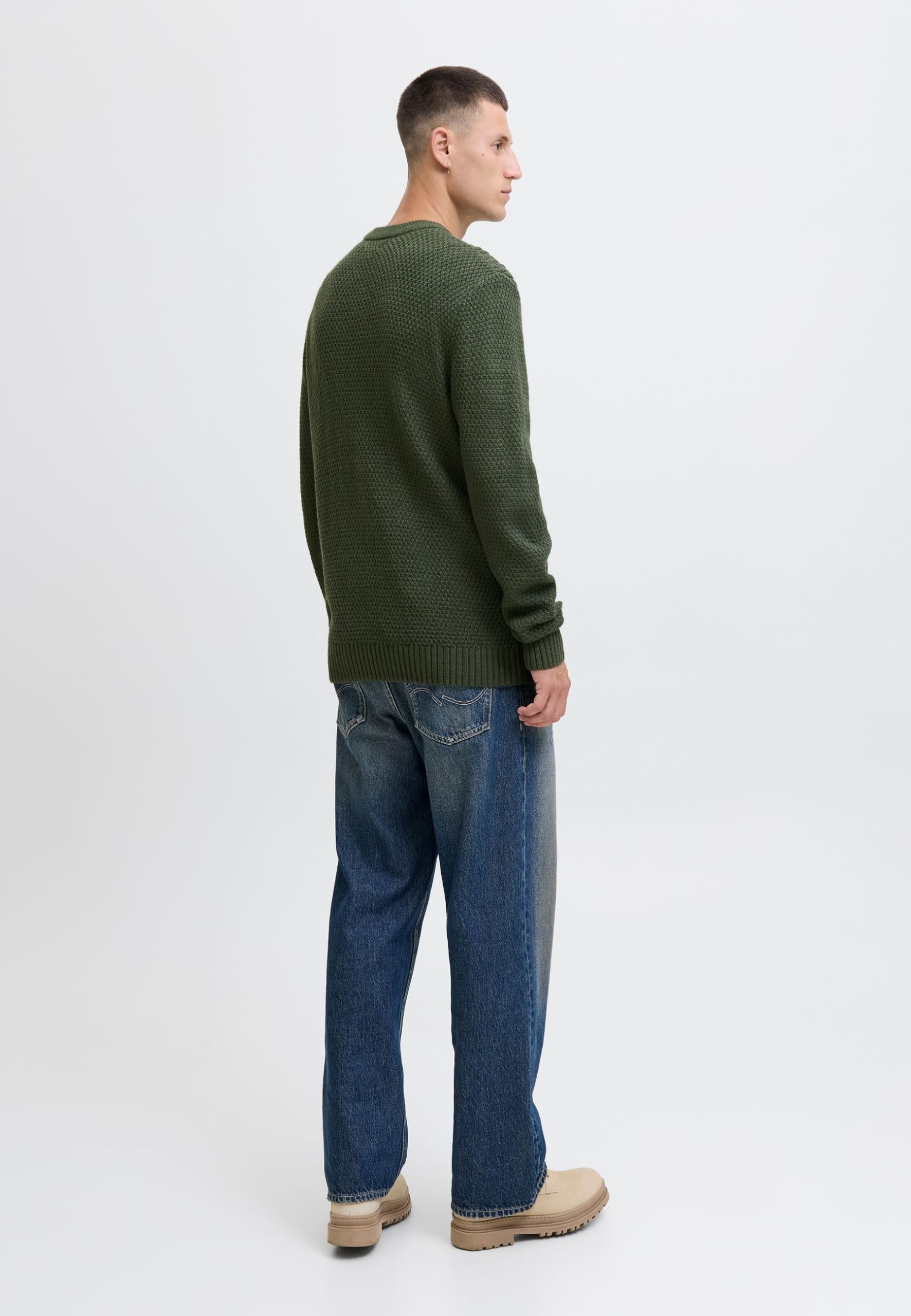 JACK & JONES Jjpaul Knit Crew Neck, Duffel Bag, L