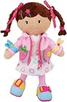 June Garden 15.5" Dressy Friends Isaiah - Educational Stuffed Plush Doll for Kids and Toddlers 2 Years and Up - Montessori Buckle Soft Toy