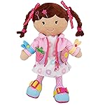 June Garden 15.5 Dressy Friends Daisy - Educational Stuffed Plush Doll for Kids and Toddlers 2 Years and Up - Montessori Buckle Soft Toy
