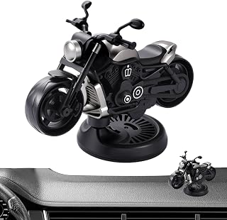 Car Air Freshener Rotating Aromatherapy Diffuser for Automotive | Motorcycle Shape Product Removes Bilodoft Suitable for Men and Women, Truck and SUV, Car Interior and Dashboard