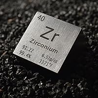 Vista 6 de Cubo de circonio, cubos de densidad de metal, cubo de elementos de alta densidad de metal puro para colecciones de elementos, experimentos