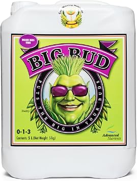 Advanced Nutrients Big Bud Liquid Fertilizer Bloom Booster Flower Enhancer 5L
