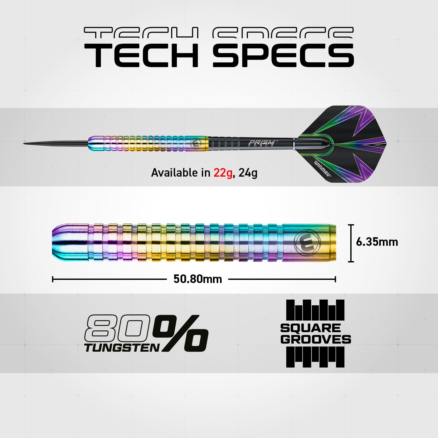 Winmau Foxfire Urban 80% Soft Tip - Fléchettes pointe Plastique