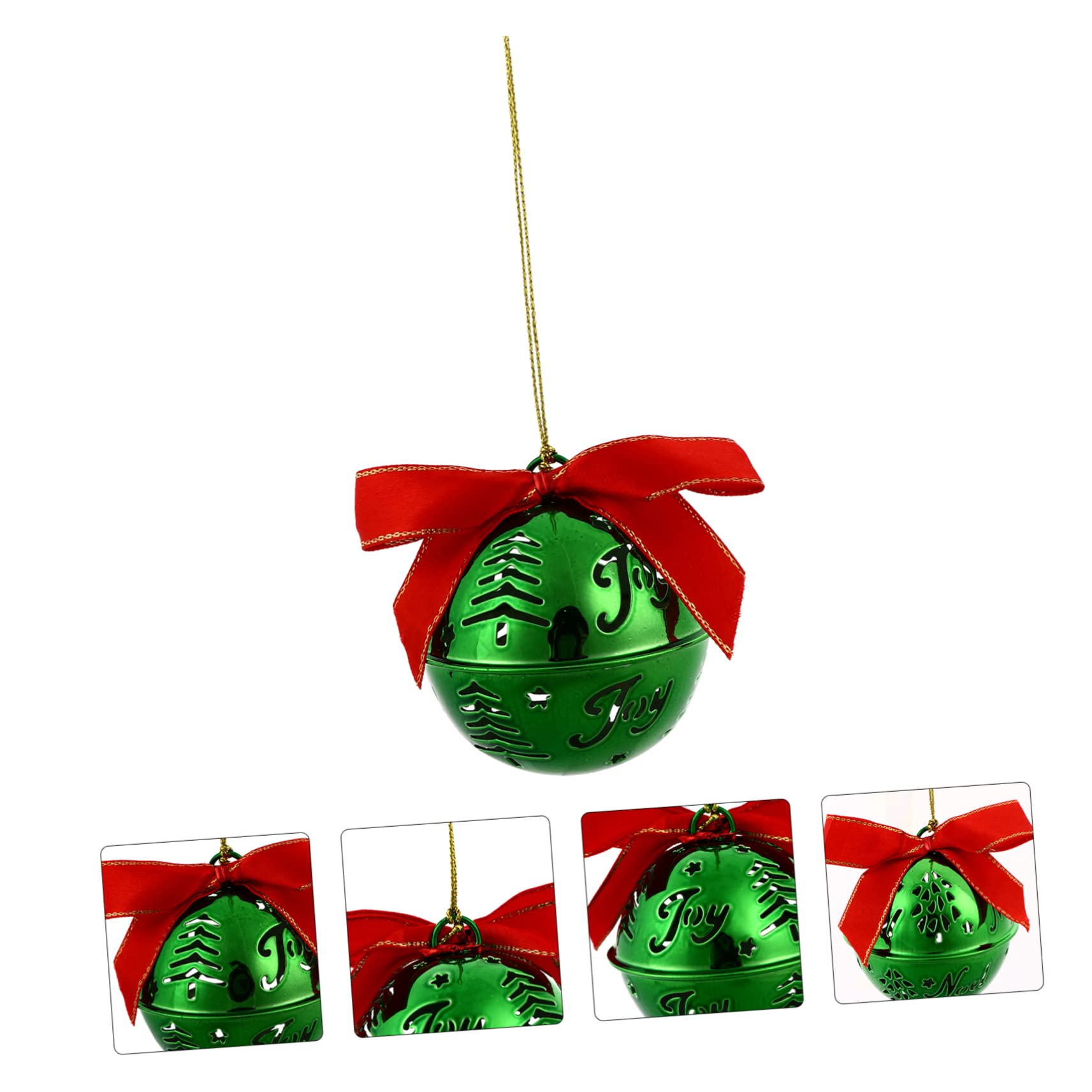 Ipetboom 12pezzi Pendenti Decorativi Forma di Campana di Natale Ornamenti da Appendere per Albero di Natale Decorazioni Natalizie Resistenti