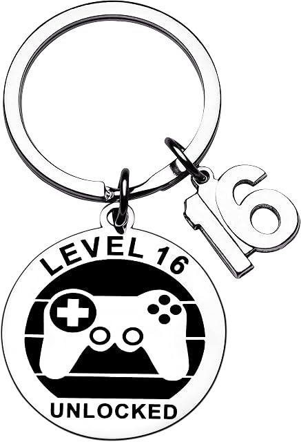 Shoppawhile 13th 16th 18th 21st 30th 40th 50th 60th Birthday Gifts for Boys Women Men Keepsake Keyring Birthday Presents for 13th 16th 18th 21st 30th 40th 50th 60th