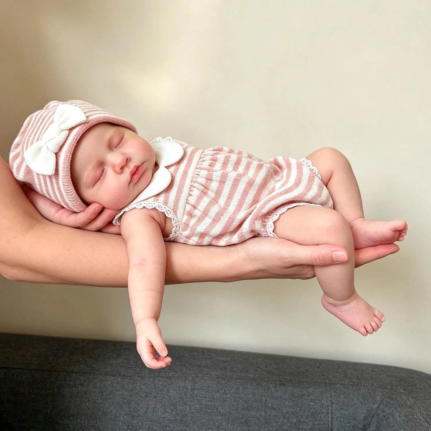 Anano Reborn Baby Vollsilikon Lebensecht-30CM Reborn Baby Puppe Mädchen | Reborn Puppen Lebensecht, Silikon Baby Babypuppen Wie Echt, Silikon Baby Puppe Echt Wie Ein Baby