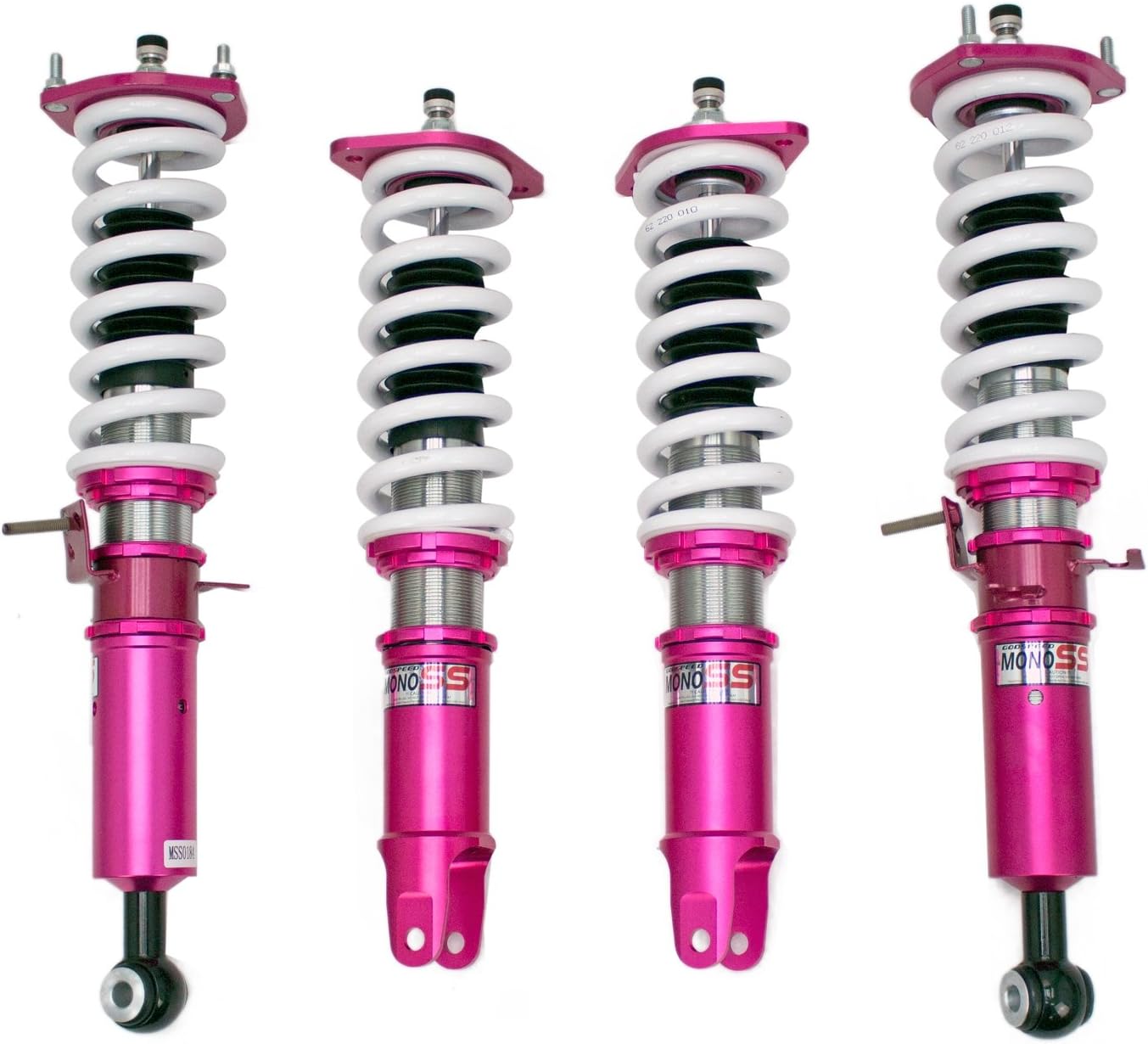 Godspeed(MSS0184A) MonoSS Performance Coilovers Kit, Fully Adjustable