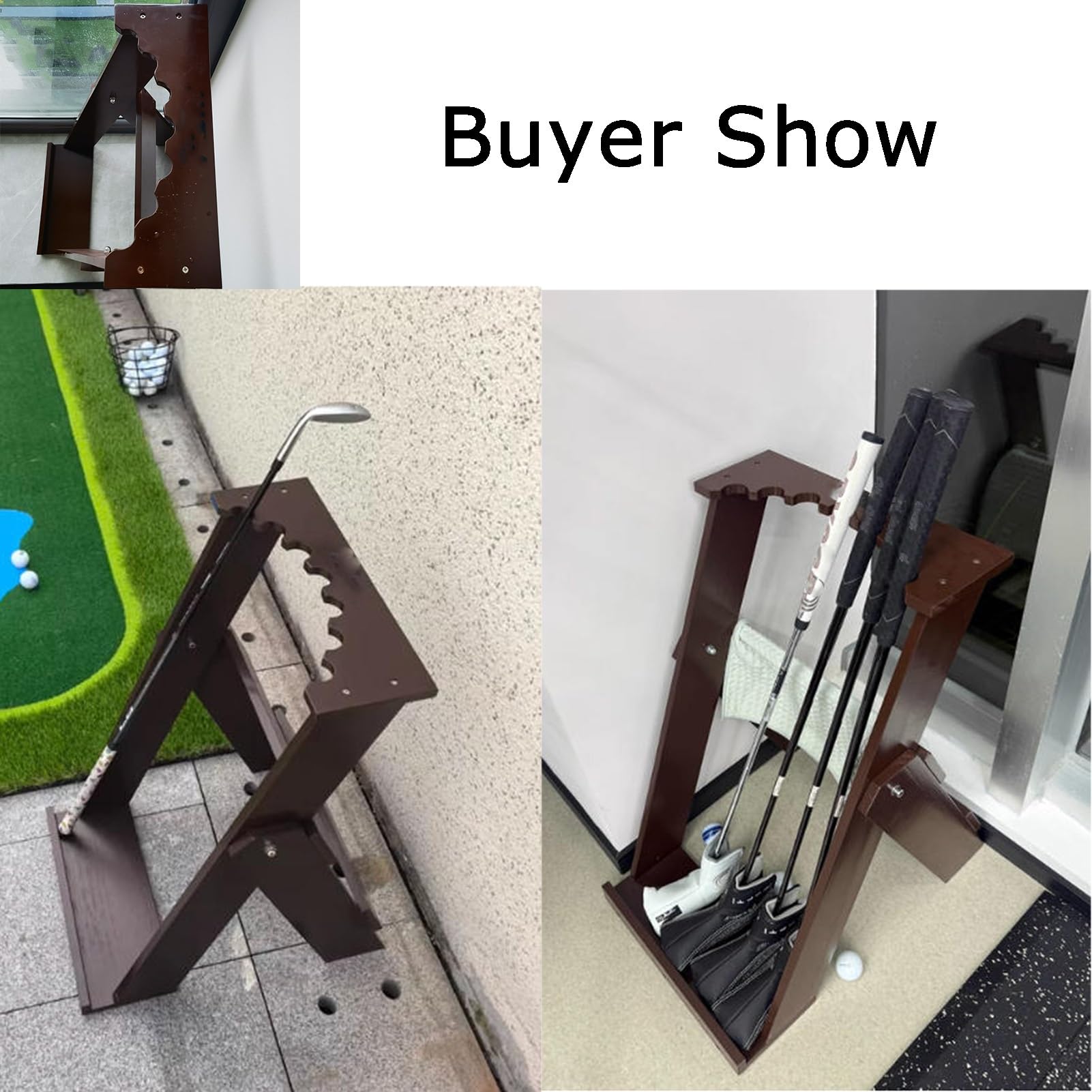 木製 ゴルフクラブスタンド 7本収納 Amazon.co.jp: ゴルフクラブ収納ホルダー、クラブ7本を収納可能