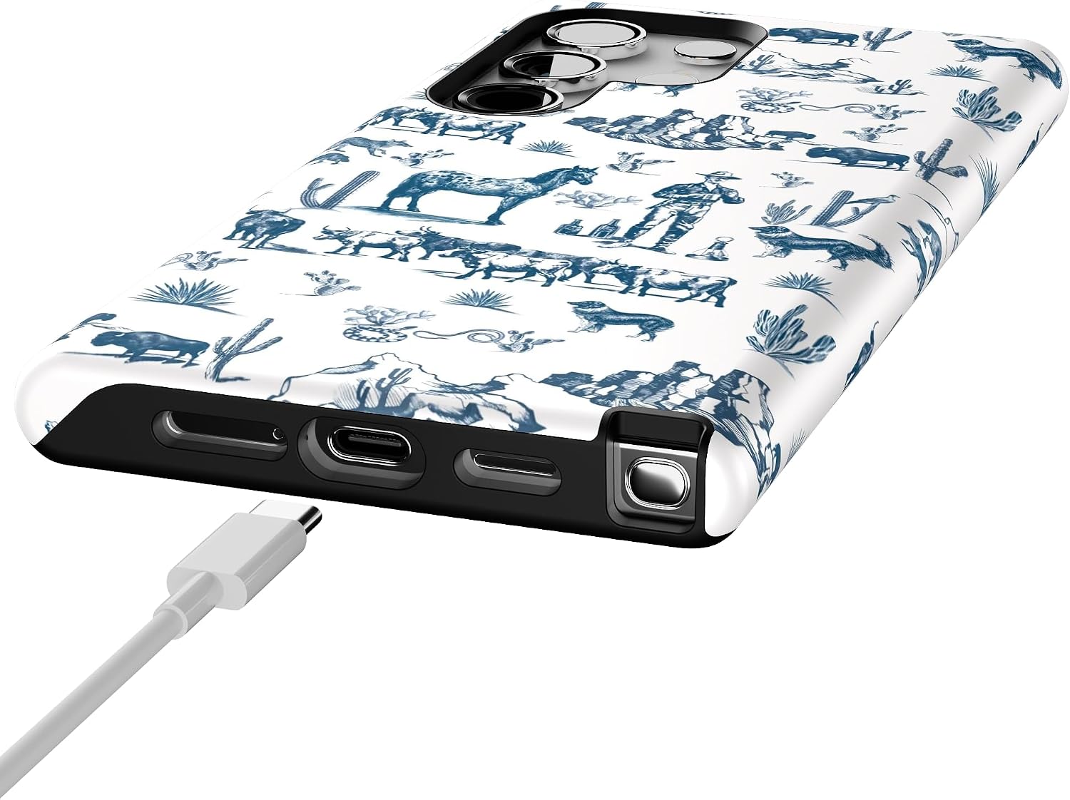 Casely Galaxy S24 Ultra Case | Wild West Adventure | Desert | Essential Slim Dual-Layer Protective Design