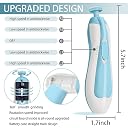 KMJSA- Electric Nail Care Kit for Babies – Safe Nail Trimmer & Polisher with 6 Grinding Heads, 4 Speed Modes (R2/R1/L1/L2), Whisper Quiet, Portable Grooming Set gallery image