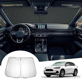GAFAT Compatible with new Honda HR-V 2021-2024 2025 Indoor Windshield Sunshade Windscreen, HRV from 2021 - Windshield Parasol Sunshade, Cooling, HR-V Accessories