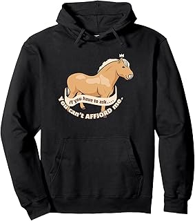 Funny Norwegian Fjord Horse Pullover Hoodie