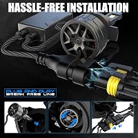D-Lumina 9012/HIR2 LED fényszóró izzó 160W 30000LM - Canbus hibamentes, 6500K, 500% fényerő, rézcső hűtéssel, 2 db 7