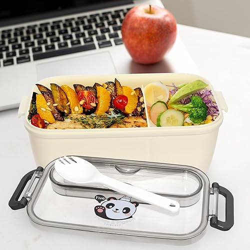 Miniatura 6 de Lonchera Bento para adultos, 40.6 fl oz, a prueba de fugas, sin BPA, portátil, ligera, fácil de transportar