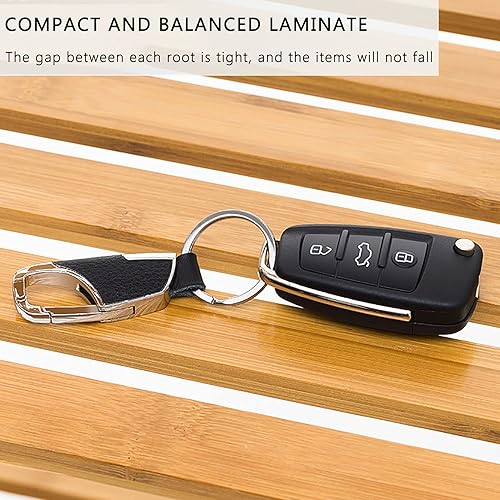 Miniatura 6 de LJHSS Perchero colgante de bambú, estante de almacenamiento de 6 niveles, organizador de armario portátil con estantes, estante colgante en entrada,