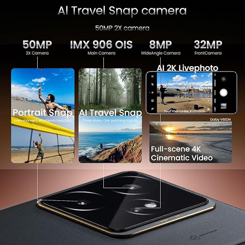 realme GT 7 5G Smartphone 12+256Go, Black - 5