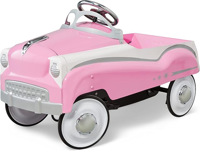 Kid Trax Classic Pink Pedal Car for Girls
