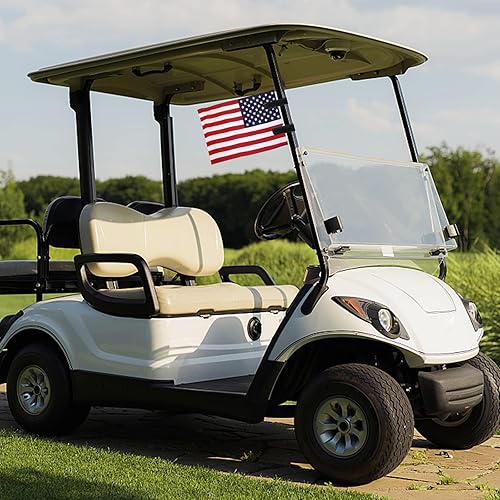 Miniatura 7 de Soporte de bandera de carrito de golf de fácil instalación, bandera para carrito de golf para discapacitados, bandera para carrito de golf con