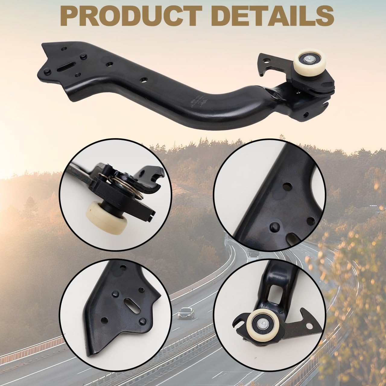 MP&PV Auto Parts Sprinter Sliding Door Roller Kit, 3Pcs Upper/Middle/Lower for Dodge Freightliner Mercedes Van Sprinter 2500 3500 W906 VW Crafter 2006-2021 (3Pcs Set), SDR0023