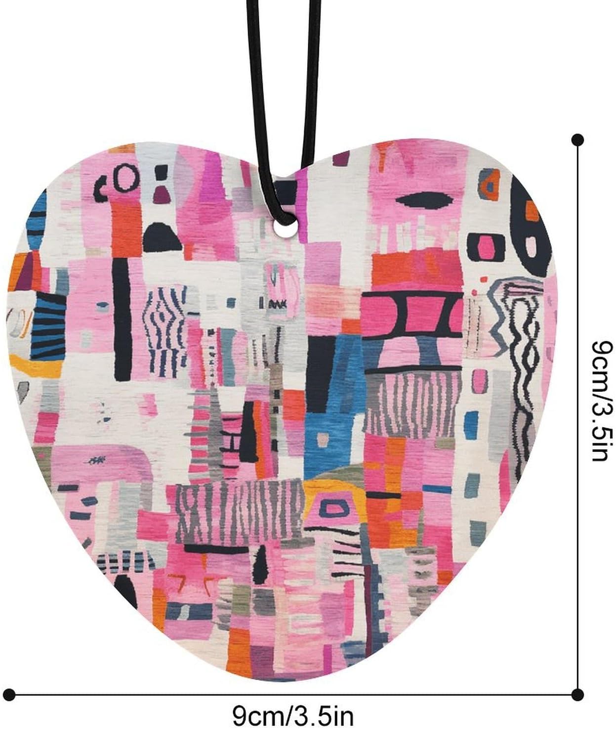 Car Air Fresheners 5 Pcs Hanging Air Freshener for Car Abstract Creative Style Hanging Scented Cards Air Freshener Aromatherapy Tablets Lavender Hanging Air Freshener for Car Rearview Mirror