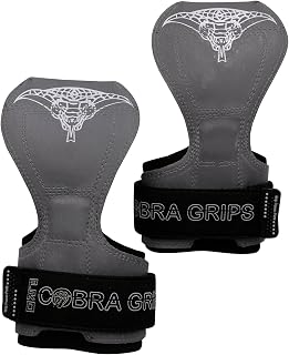 Cobra Grips PRO Weight Lifting Gloves Heavy Duty Straps Alternative Power Lifting Hooks for Deadlifts Adjustable Neoprene Padded Wrist Support Bodybuilding