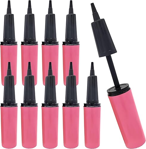 Miniatura 7 de Bomba de globo de mano, bomba de aire infladora para globos, manual de 2 vías de doble acción, fiesta infantil, evento especial